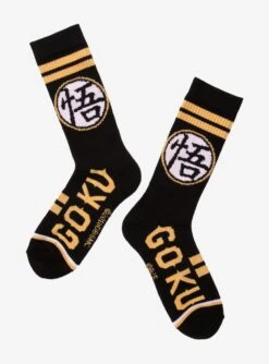 Dragon Ball Z Goku Symbol Crew Socks - BoxLunch Exclusive