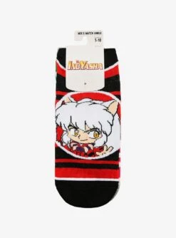 InuYasha Chibi Characters Ankle Sock Set - BoxLunch Exclusive 7 InuYasha Chibi Characters Ankle Sock Set - BoxLunch Exclusive -Cozy Mode Store 15367278 av2