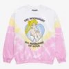 Sailor Moon Princess Serenity Messenger Of Love Tie-Dye Crewneck - BoxLunch Exclusive -Cozy Mode Store 15771455 hi