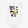 Beetlejuice Chibi Lydia & Beetlejuice Portrait Infant One-Piece - BoxLunch Exclusive