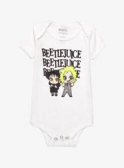 Beetlejuice Chibi Lydia & Beetlejuice Portrait Infant One-Piece - BoxLunch Exclusive