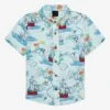 Disney Peter Pan Map Toddler Woven Button-Up - BoxLunch Exclusive