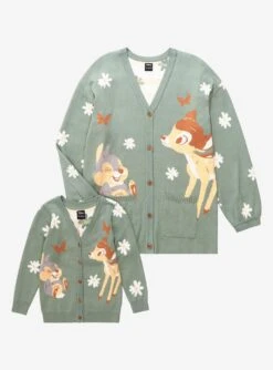Our Universe Disney Bambi 80th Anniversary Thumper & Bambi Floral Women’s Cardigan - BoxLunch Exclusive 7 Our Universe Disney Bambi 80th Anniversary Thumper & Bambi Floral Women’s Cardigan - BoxLunch Exclusive -Cozy Mode Store 16868198 av2
