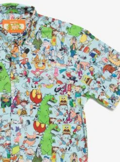 RSVLTS Nickelodeon 90s Mashup KUNUFLEX Short Sleeve Shirt -Cozy Mode Store 17037987 av1