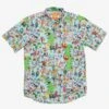 RSVLTS Nickelodeon 90s Mashup KUNUFLEX Short Sleeve Shirt -Cozy Mode Store 17037987 hi