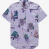 Our Universe Studio Ghibli Spirited Away Scenic Bathhouse Woven Button-Up - BoxLunch Exclusive -Cozy Mode Store 17049669 hi