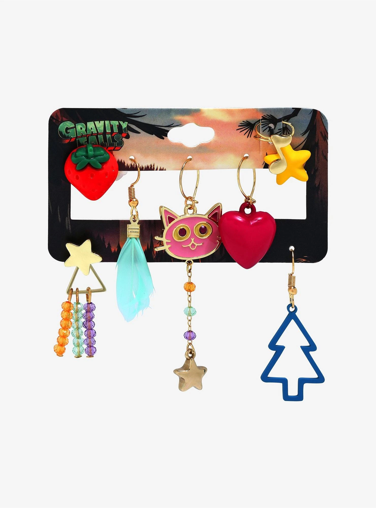Disney Gravity Falls Mix & Match Earring Set - BoxLunch Exclusive 4 Disney Gravity Falls Mix & Match Earring Set - BoxLunch Exclusive - Image 2