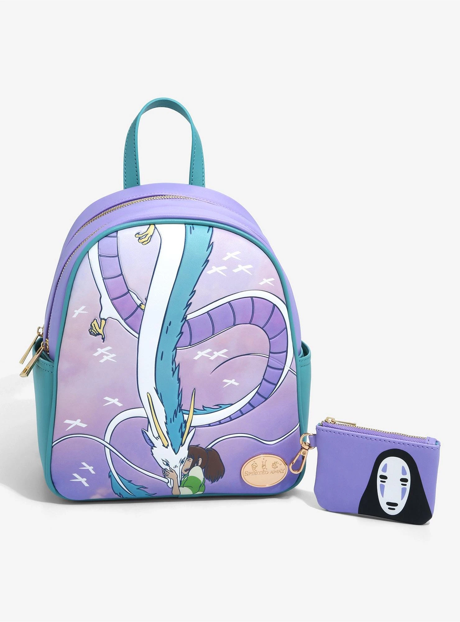 Our Universe Studio Ghibli Spirited Away Haku Dragon Form Mini Backpack - BoxLunch Exclusive 4 Our Universe Studio Ghibli Spirited Away Haku Dragon Form Mini Backpack - BoxLunch Exclusive - Image 2