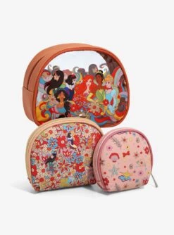 Disney Princess Groovy Group Portrait Cosmetic Bag Set - BoxLunch Exclusive -Cozy Mode Store 17721451 av2