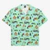 Our Universe A Goofy Movie Camping Scenes Woven Button-Up - BoxLunch Exclusive -Cozy Mode Store 18421125 hi
