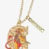 Harry Potter Gryffindor Lion Stained Glass Necklace - BoxLunch Exclusive 1 Harry Potter Gryffindor Lion Stained Glass Necklace - BoxLunch Exclusive -Cozy Mode Store 18666864 hi