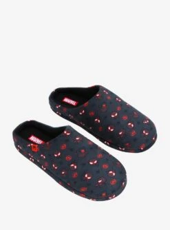 Marvel Spider-Man Miles Morales Chibi Allover Print Slippers - BoxLunch Exclusive