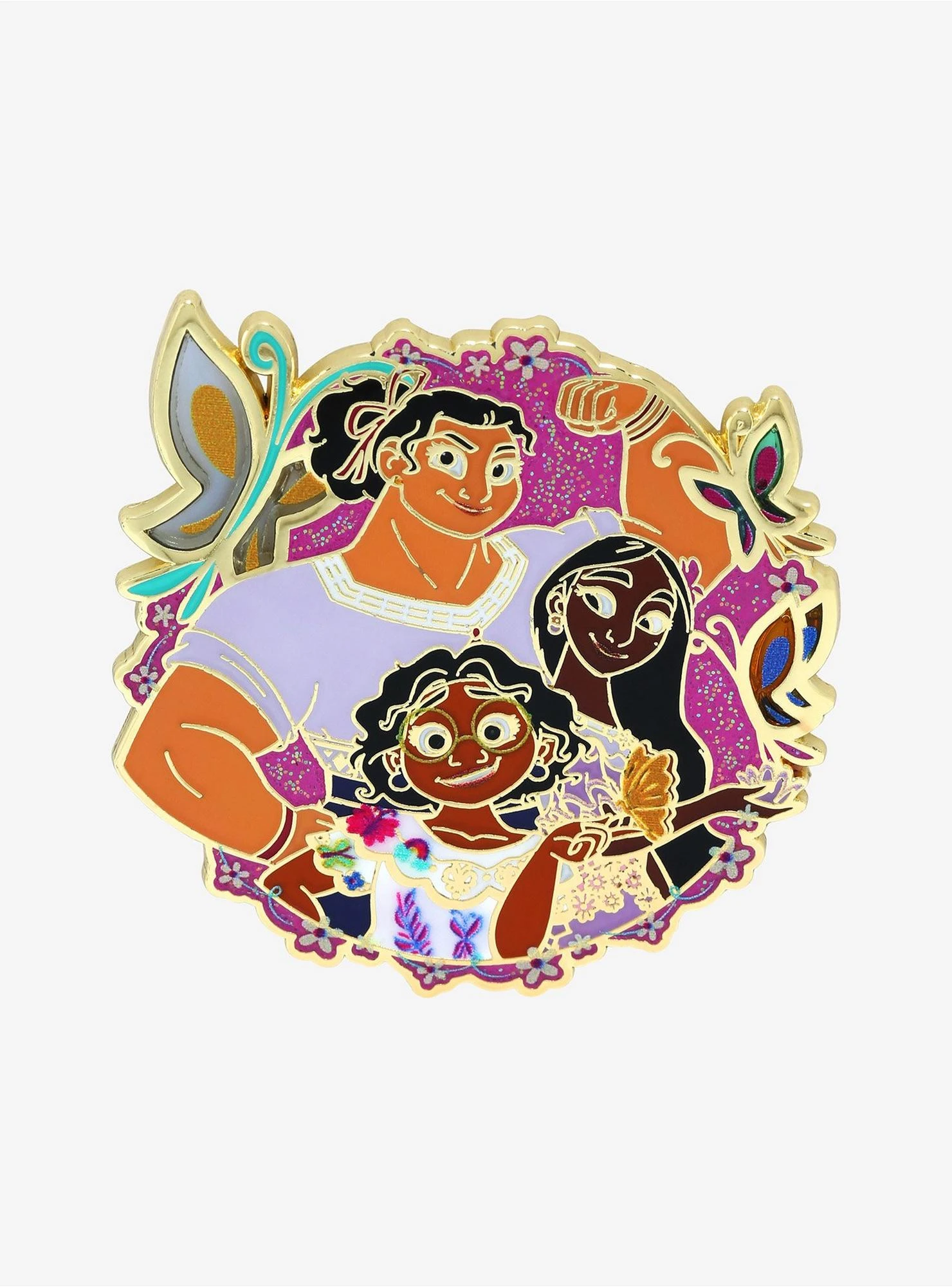 Disney Encanto Madrigal Sisters Enamel Pin - BoxLunch Exclusive 3 Disney Encanto Madrigal Sisters Enamel Pin - BoxLunch Exclusive