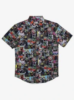 RSVLTS Star Wars "Comic To The Dark Side" KUNUFLEX Short Sleeve Shirt
