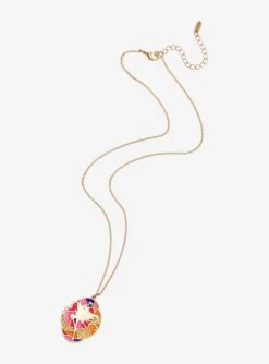 Pretty Guardian Sailor Moon Sailor Moon Silhouette Stained Glass Necklace - BoxLunch Exclusive -Cozy Mode Store 19235433 av1