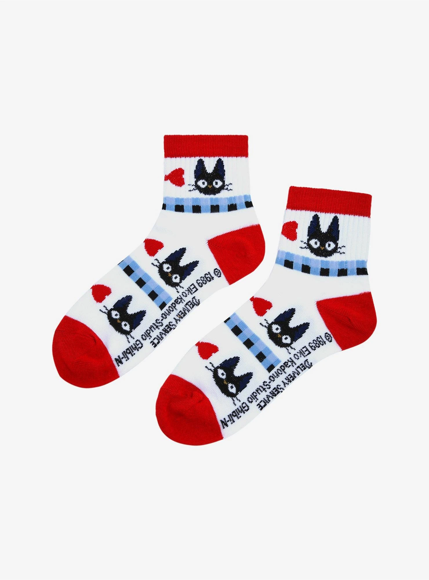 Studio Ghibli Kiki's Delivery Service Jiji & Bow Crew Socks - BoxLunch Exclusive 5 Studio Ghibli Kiki's Delivery Service Jiji & Bow Crew Socks - BoxLunch Exclusive - Image 3