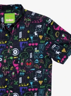 RSVLTS Invader Zim Operation Impending Doom 2 KUNUFLEX Short Sleeve Shirt -Cozy Mode Store 19615124 av4