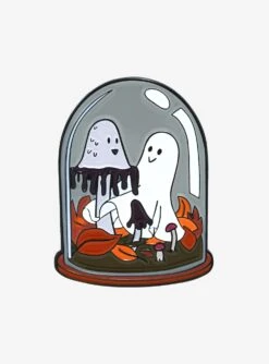 Chibi Ghost Terrarium Enamel Pin - BoxLunch Exclusive