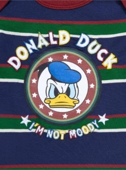 Disney Donald Duck Moody Striped Infant One-Piece - BoxLunch Exclusive -Cozy Mode Store 19676990 av2