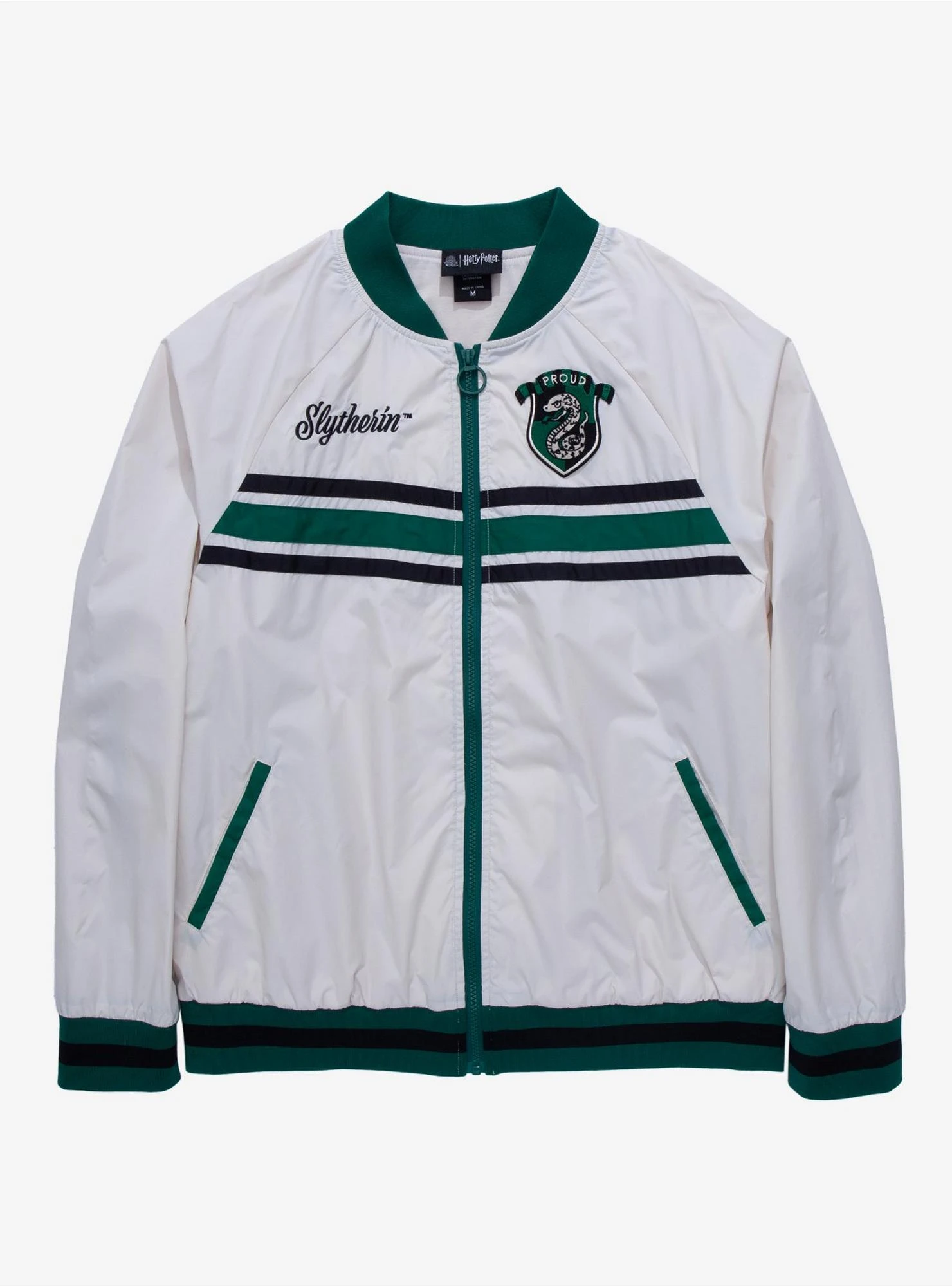 Harry Potter Slytherin Crest Windbreaker - BoxLunch Exclusive 3 Harry Potter Slytherin Crest Windbreaker - BoxLunch Exclusive