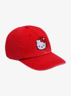 Sanrio Hello Kitty Embroidered Cap - BoxLunch Exclusive -Cozy Mode Store 19836117 av1