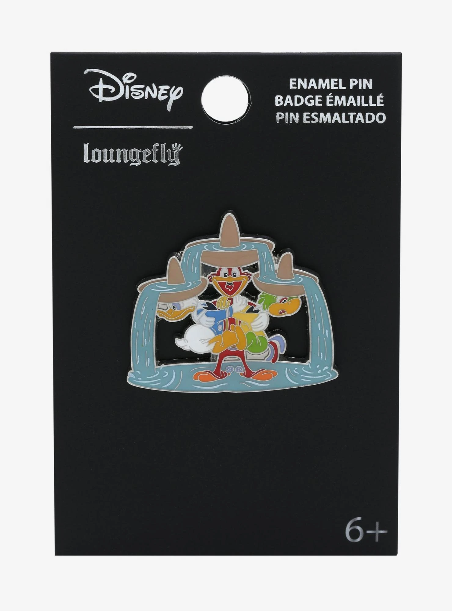 Loungefly Disney Three Caballeros Rain Enamel Pin - BoxLunch Exclusive 4 Loungefly Disney Three Caballeros Rain Enamel Pin - BoxLunch Exclusive - Image 2