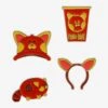 Disney Pixar Turning Red Panda Merch Pin Set - BoxLunch Exclusive -Cozy Mode Store 19995799 hi
