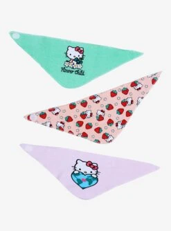 Sanrio Hello Kitty Strawberry Bandana Bib Set - BoxLunch Exclusive -Cozy Mode Store 20026283 av2