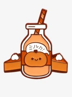 Pumpkin Pie Milk Enamel Pin - BoxLunch Exclusive