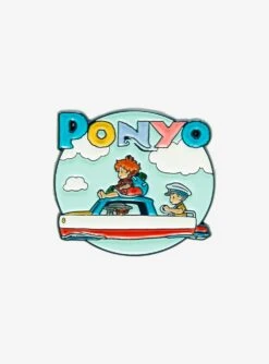 Studio Ghibli Ponyo Sosuke & Ponyo Boat Enamel Pin - BoxLunch Exclusive
