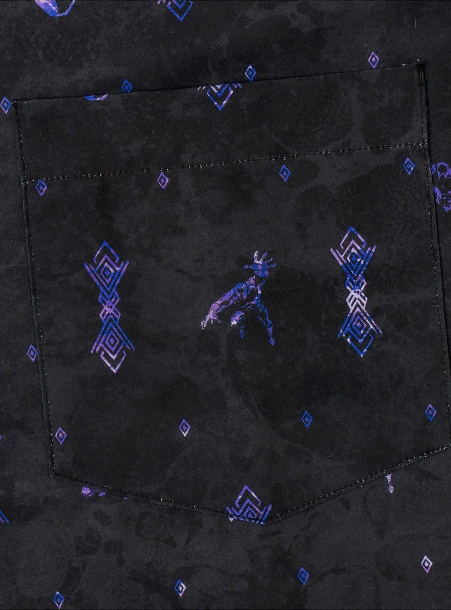 RSVLTS Marvel Black Panther Vibranium Chief KUNUFLEX Short Sleeve Shirt 5 RSVLTS Marvel Black Panther Vibranium Chief KUNUFLEX Short Sleeve Shirt - Image 3