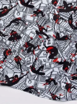 RSVLTS Marvel Spider-Man Miles Morales City Slinger KUNUFLEX Short Sleeve Shirt 9 RSVLTS Marvel Spider-Man Miles Morales City Slinger KUNUFLEX Short Sleeve Shirt -Cozy Mode Store 20131706 av3