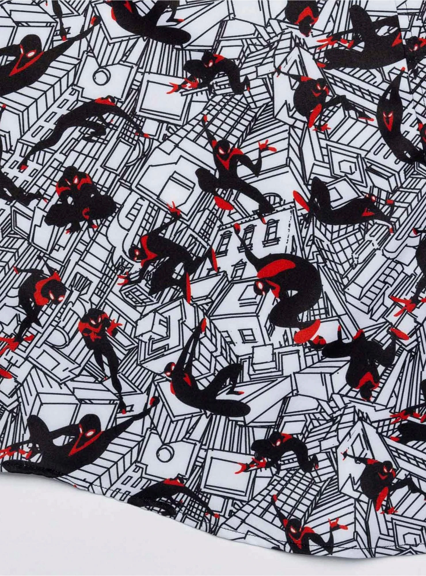 RSVLTS Marvel Spider-Man Miles Morales City Slinger KUNUFLEX Short Sleeve Shirt 6 RSVLTS Marvel Spider-Man Miles Morales City Slinger KUNUFLEX Short Sleeve Shirt - Image 4