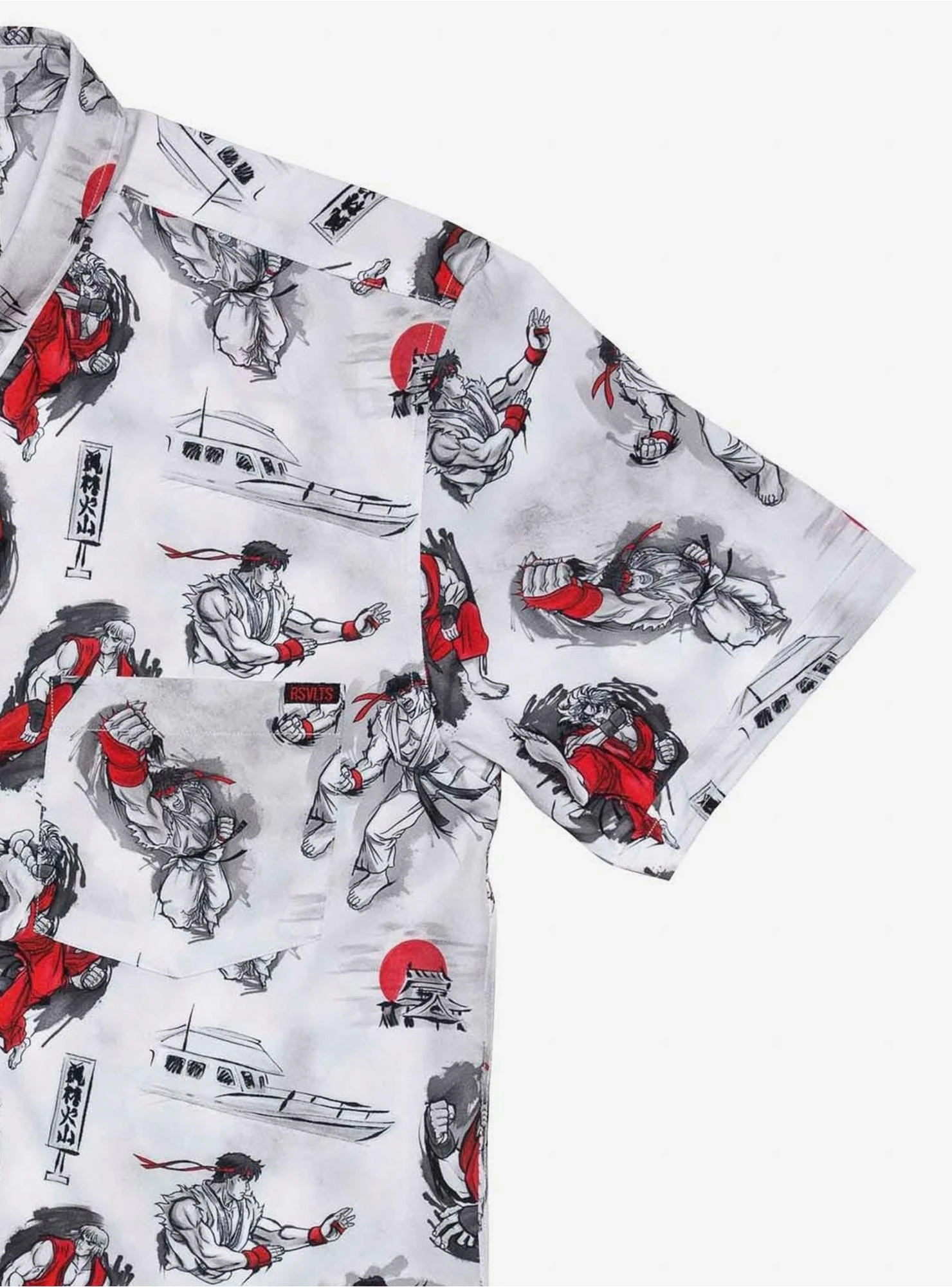 RSVLTS Street Fighter Art Of Ansatsuken KUNUFLEX Short Sleeve Shirt 4 RSVLTS Street Fighter Art Of Ansatsuken KUNUFLEX Short Sleeve Shirt - Image 2