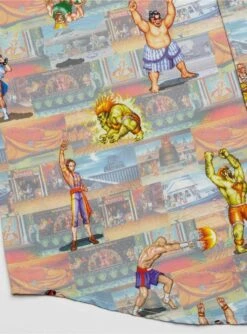 RSVLTS Street Fighter Knockout Zones KUNUFLEX Short Sleeve Shirt -Cozy Mode Store 20131827 av3