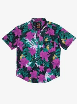 RSVLTS Jurassic Park Nobody Cares KUNUFLEX Short Sleeve Shirt