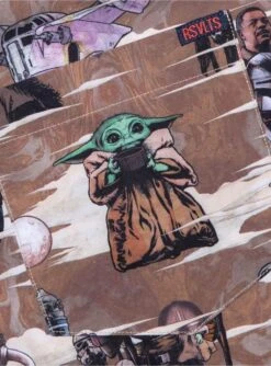 RSVLTS Star Wars The Mandalorian "Mando Montage" KUNUFLEX Short Sleeve Shirt -Cozy Mode Store 20692902 av2