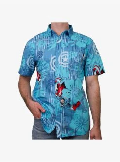Marvel Captain America Captain Island Woven Button-Up