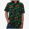 Jurassic Park Tropical Raptor Woven Button-Up -Cozy Mode Store 20704576 hi