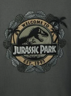 Jurassic Park Tonal Logo Hoodie - BoxLunch Exclusive