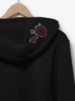 Disney The Nightmare Before Christmas Floral Logo Hoodie - BoxLunch Exclusive -Cozy Mode Store 30599951 av4 1
