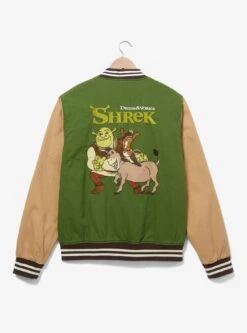 DreamWorks Shrek Logo Varsity Jacket - BoxLunch Exclusive -Cozy Mode Store 31123936 av1 1
