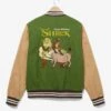 DreamWorks Shrek Logo Varsity Jacket - BoxLunch Exclusive -Cozy Mode Store 31123936 av1