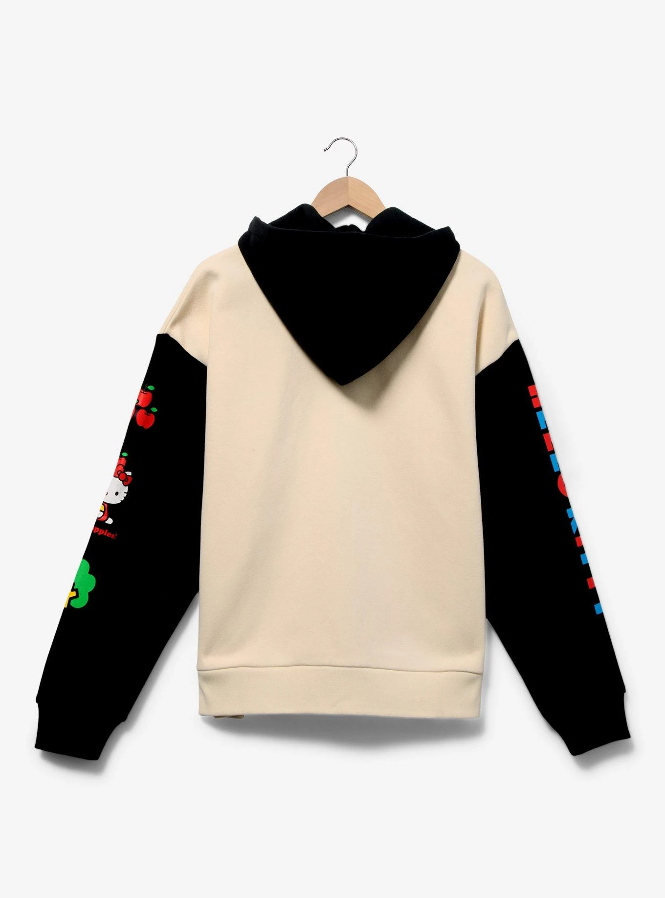 Sanrio Hello Kitty Color Block Women's Zip Hoodie — BoxLunch Exclusive 3 Sanrio Hello Kitty Color Block Women's Zip Hoodie — BoxLunch Exclusive