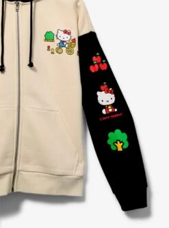 Sanrio Hello Kitty Color Block Women's Zip Hoodie — BoxLunch Exclusive 12 Sanrio Hello Kitty Color Block Women's Zip Hoodie — BoxLunch Exclusive -Cozy Mode Store 31139689 av3