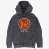 The Simpsons Vintage Duff Beer Mineral Wash Hoodie