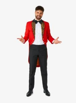 Circus Tailcoat Suit Red Tuxedo Costume 8 Circus Tailcoat Suit Red Tuxedo Costume -Cozy Mode Store 31948568 av1 1