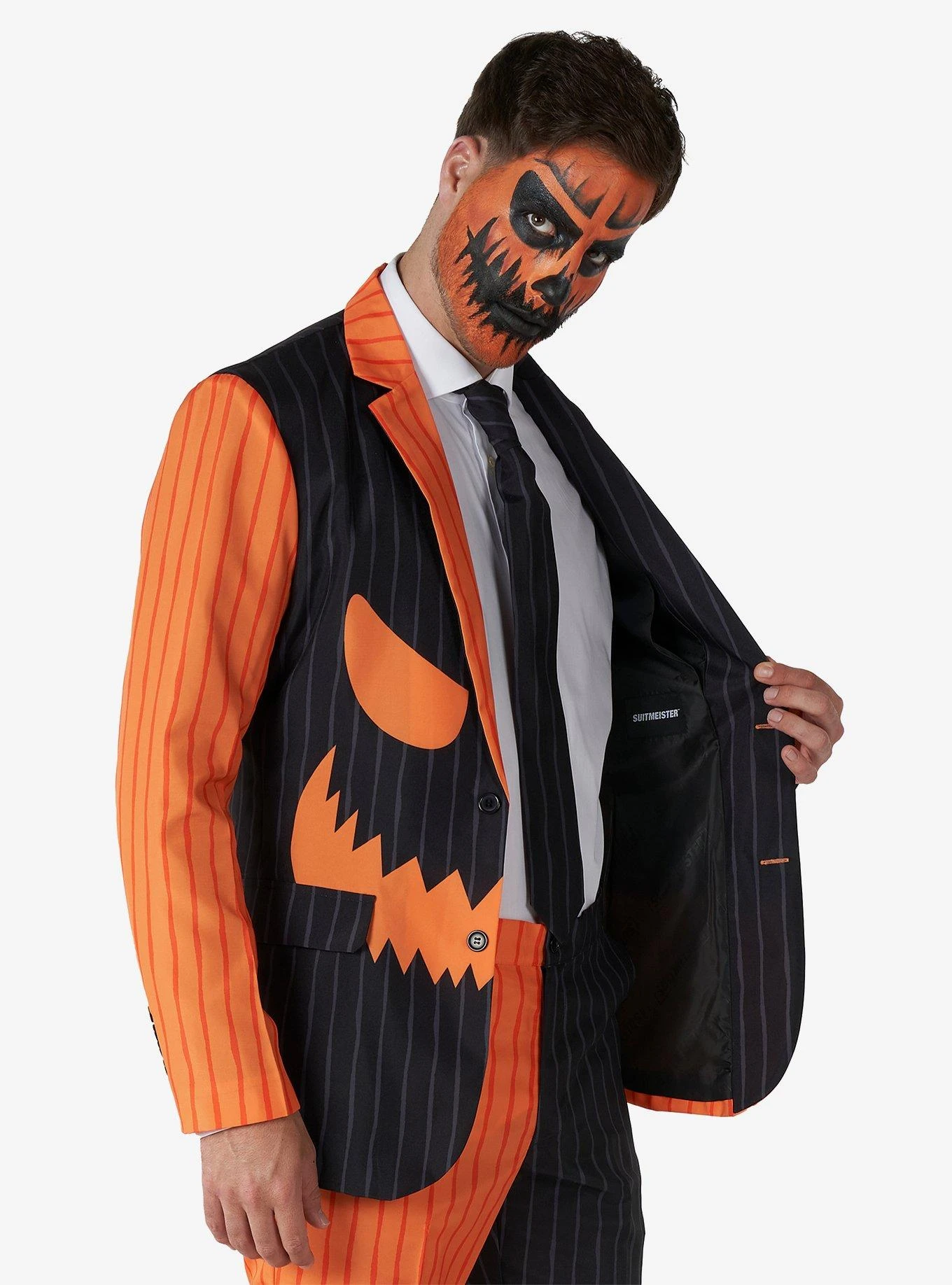 Jack-O Pinstripe Black Suit 6 Jack-O Pinstripe Black Suit - Image 4