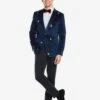 Christmas Icons Navy Blazer -Cozy Mode Store 31984894 av1