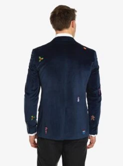 Christmas Icons Navy Blazer -Cozy Mode Store 31984894 av2 1